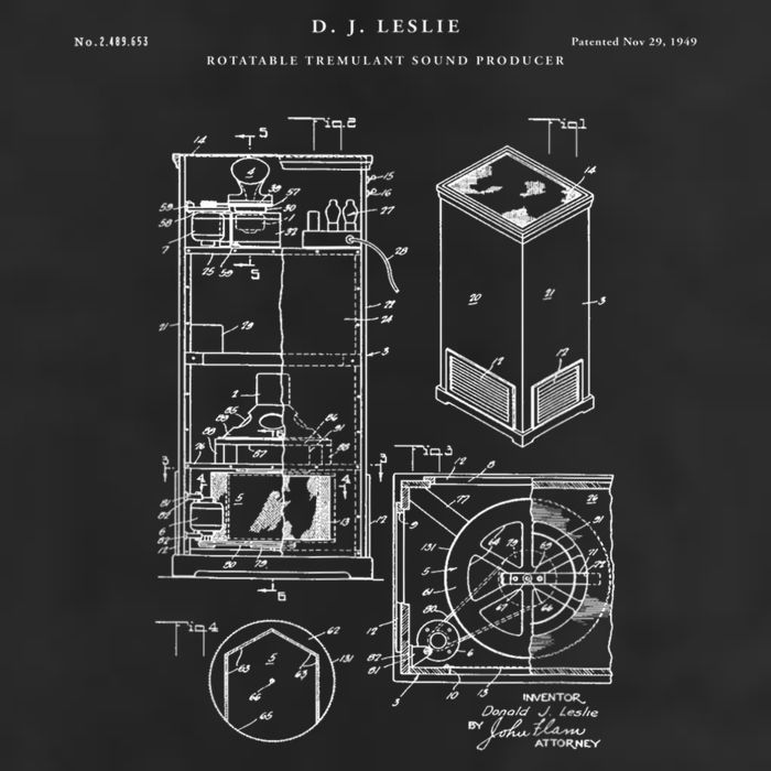 Leslie Speaker Patent Music 25L Jumbo Tote
