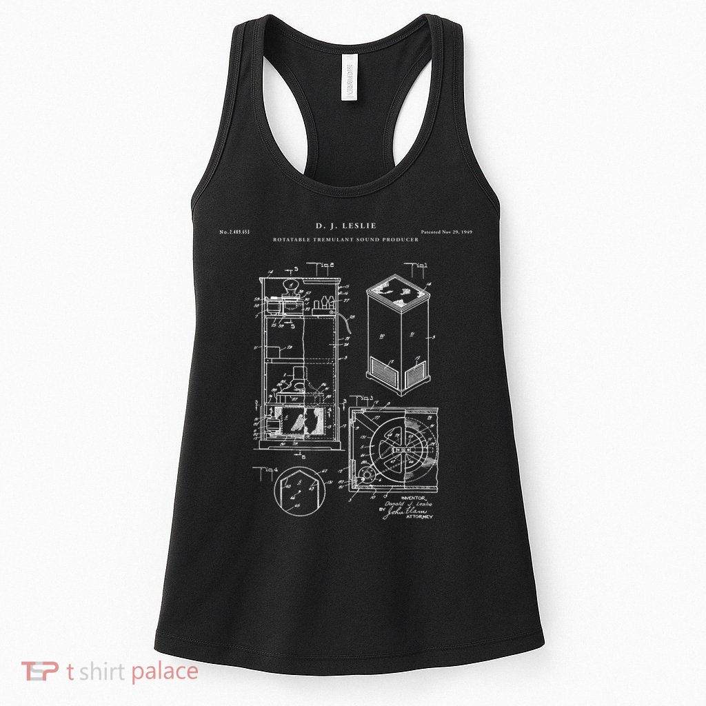 Leslie Speaker Patent Music Womens Tank Top
