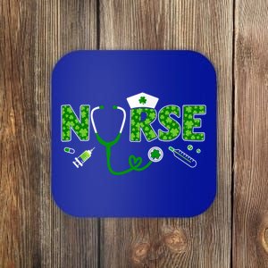 Lucky St Patricks Day Nurse In Clinic Or Hospital Gift Coaster