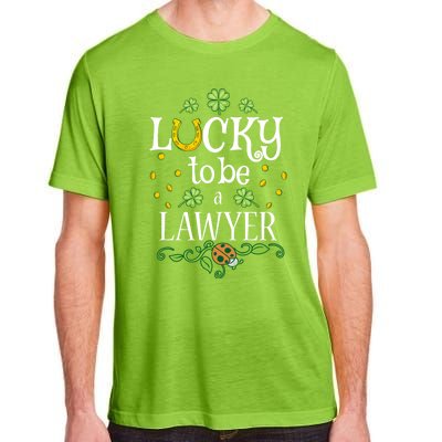 Lawyer St Patrick's Day Lucky To Be A Lawyer Gift Adult ChromaSoft Performance T-Shirt