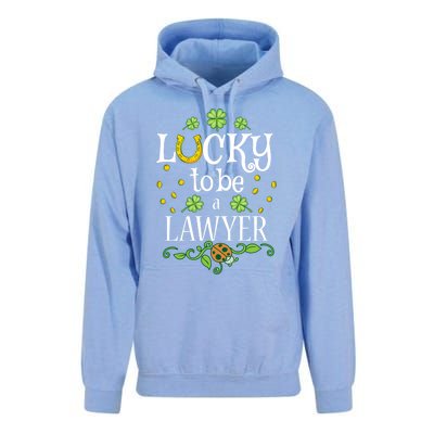 Lawyer St Patrick's Day Lucky To Be A Lawyer Gift Unisex Surf Hoodie