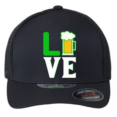 Love St Patricks Day Flexfit Unipanel Trucker Cap