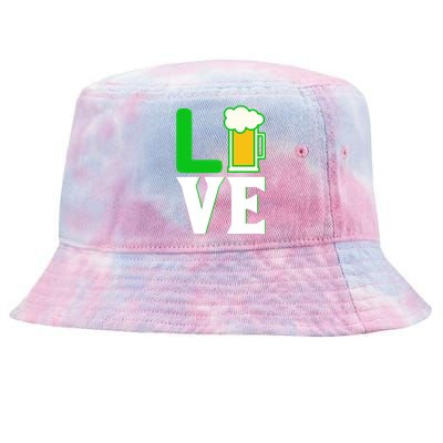 Love St Patricks Day Tie-Dyed Bucket Hat