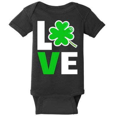 Love St Patricks Day Baby Bodysuit