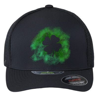 Lucky St Patrick's Day Clover Holiday Flexfit Unipanel Trucker Cap