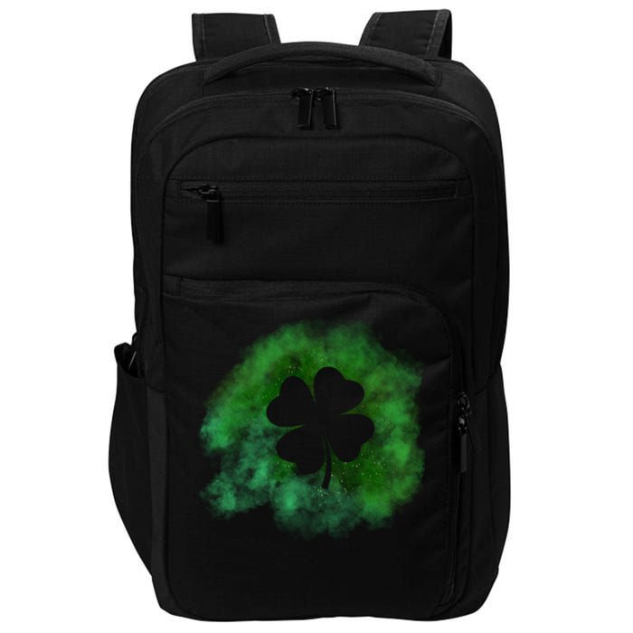 Lucky St Patrick's Day Clover Holiday Impact Tech Backpack