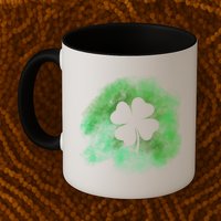Lucky St Patrick's Day Clover Holiday Mug
