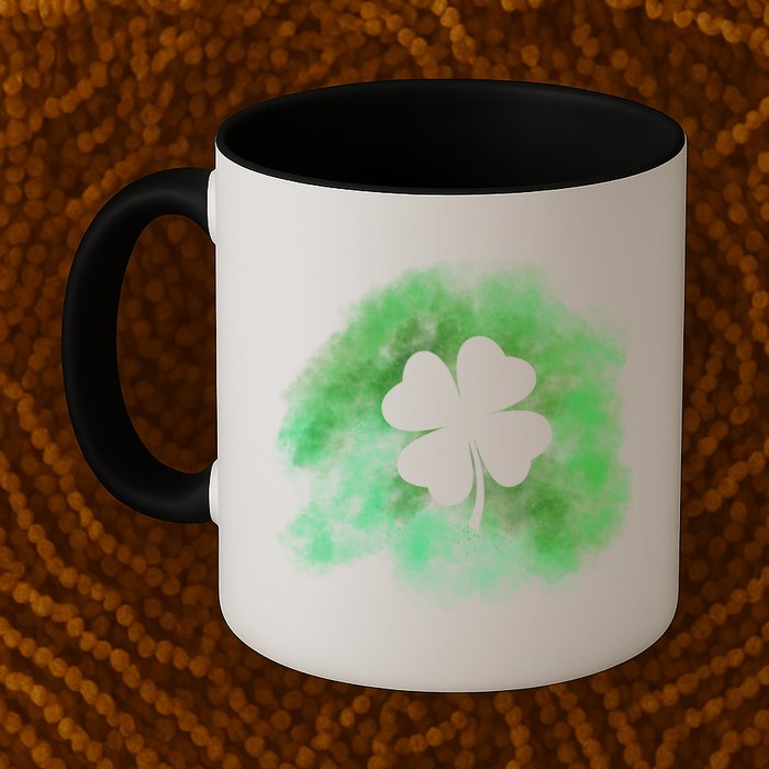 Lucky St Patrick's Day Clover Holiday Mug