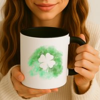Lucky St Patrick's Day Clover Holiday Mug