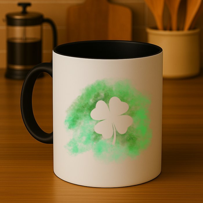 Lucky St Patrick's Day Clover Holiday Mug