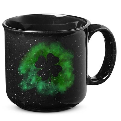 Lucky St Patrick's Day Clover Holiday 15oz Campfire Ceramic Mug