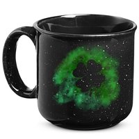 Lucky St Patrick's Day Clover Holiday 15oz Campfire Ceramic Mug