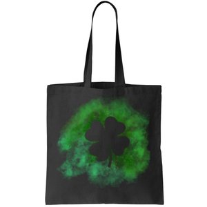 Lucky St Patrick's Day Clover Holiday Tote Bag