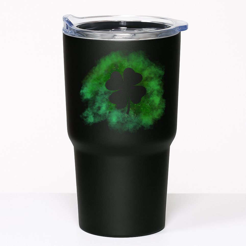 Lucky St Patrick's Day Clover Holiday Tumbler