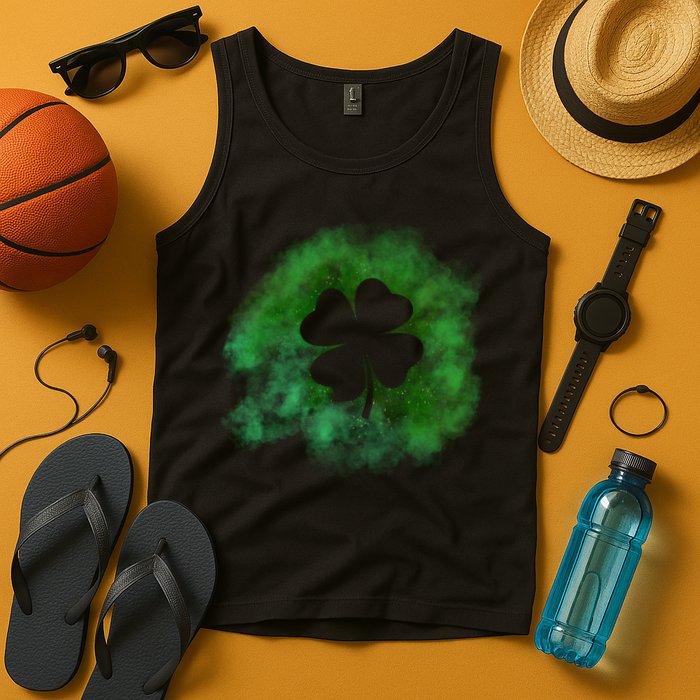 Lucky St Patrick's Day Clover Holiday Tank Top