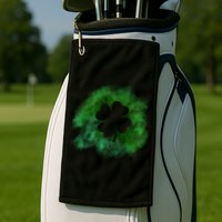 Lucky St Patrick's Day Clover Holiday Golf Towel