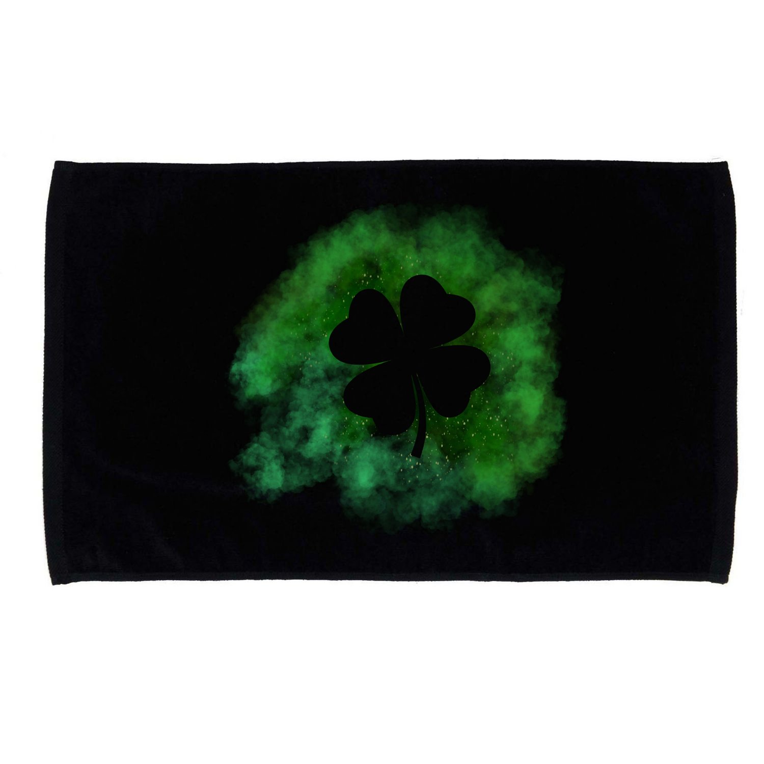 Lucky St Patrick's Day Clover Holiday Microfiber Hand Towel