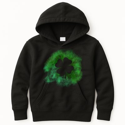 Lucky St Patrick's Day Clover Holiday Kids Hoodie