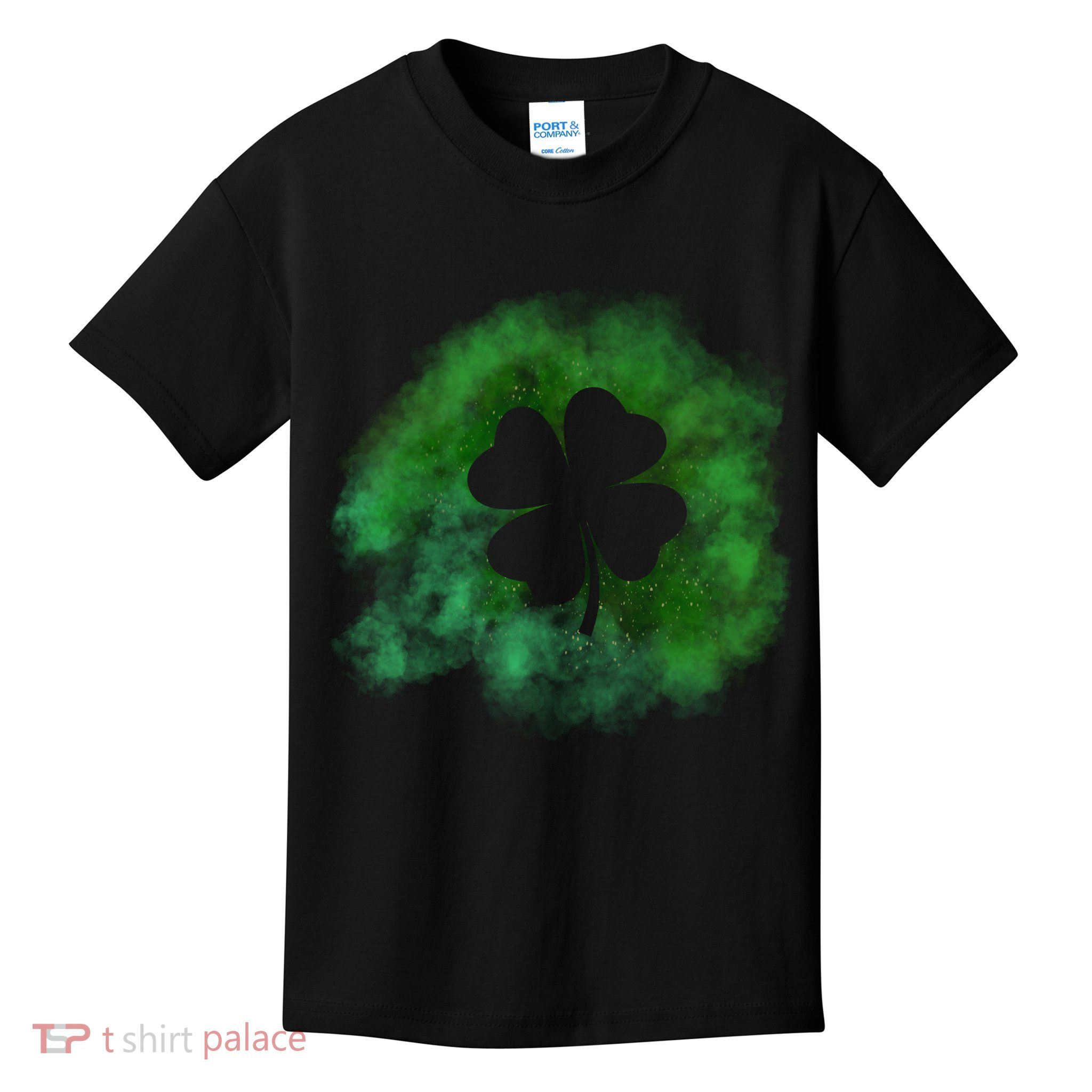 Lucky St Patrick's Day Clover Holiday Kids T-Shirt