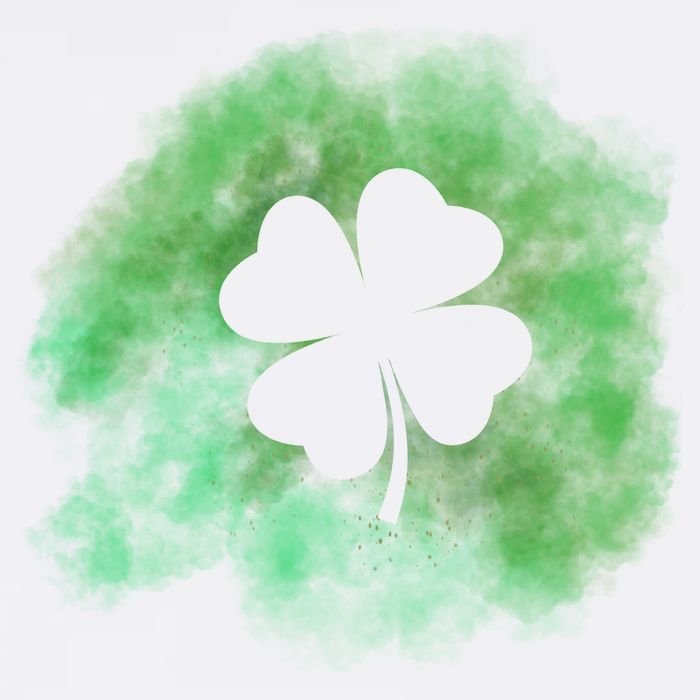 Lucky St Patrick's Day Clover Holiday Garment-Dyed Sweatshirt