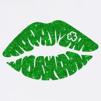 Lucky St Patrick's Day Lips Kiss Tall T-Shirt