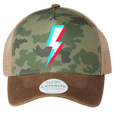 Lightning Symbol Power Electricity Bolt Graphic Legacy Tie Dye Trucker Hat