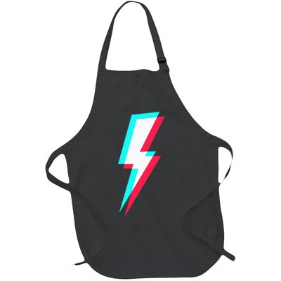 Lightning Symbol Power Electricity Bolt Graphic Apron