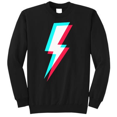 Lightning Symbol Power Electricity Bolt Graphic Sweatshirt