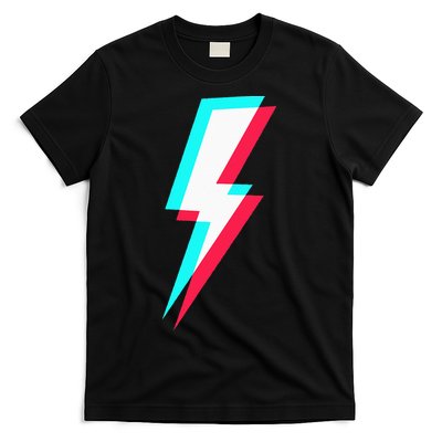 Lightning Symbol Power Electricity Bolt Graphic T-Shirt