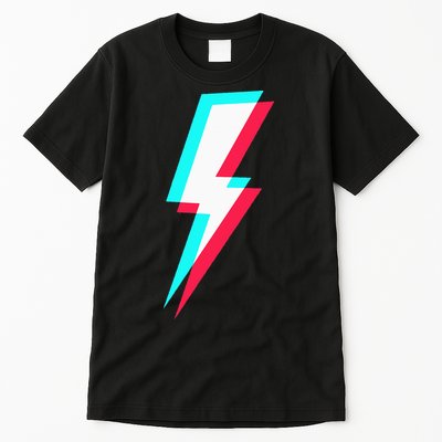Lightning Symbol Power Electricity Bolt Graphic Tall T-Shirt