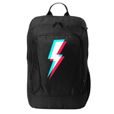 Lightning Symbol Power Electricity Bolt Graphic City Backpack