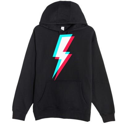 Lightning Symbol Power Electricity Bolt Graphic Premium Pullover Hoodie