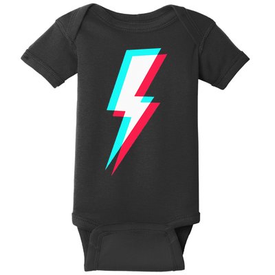 Lightning Symbol Power Electricity Bolt Graphic Baby Bodysuit