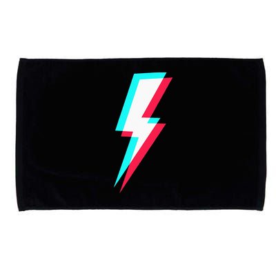 Lightning Symbol Power Electricity Bolt Graphic Microfiber Hand Towel