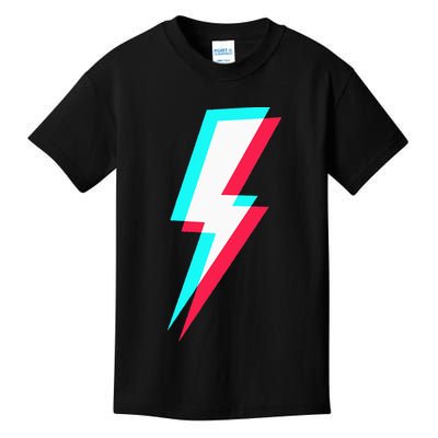 Lightning Symbol Power Electricity Bolt Graphic Kids T-Shirt