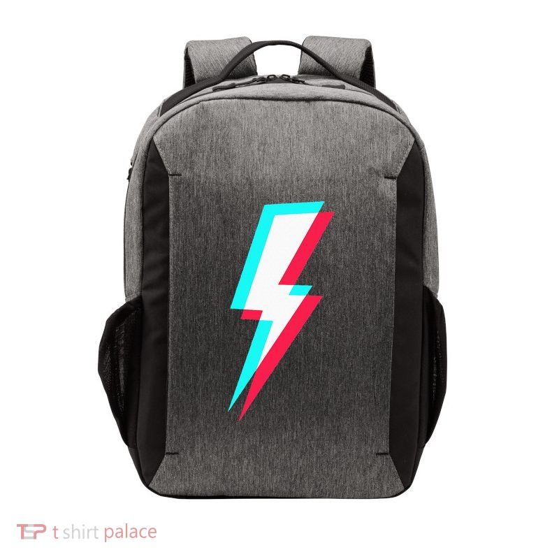 Lightning Symbol Power Electricity Bolt Graphic Vector Backpack