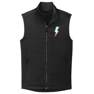 Lightning Symbol Power Electricity Bolt Graphic Collective Smooth Fleece Vest