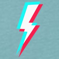 Lightning Symbol Power Electricity Bolt Graphic Sueded Cloud Jersey T-Shirt