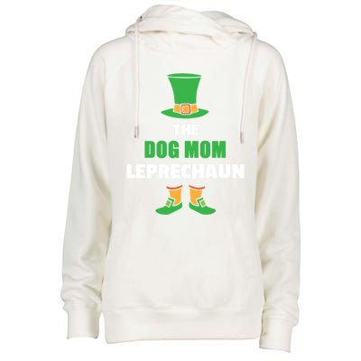 Leprechaun St Patricks Day Dog Mom Gift Womens Funnel Neck Pullover Hood