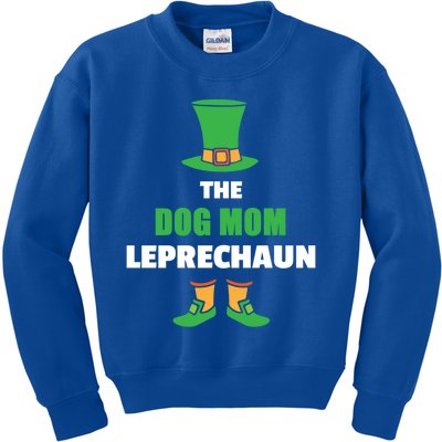 Leprechaun St Patricks Day Dog Mom Gift Kids Sweatshirt