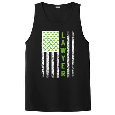 Lawyer St Patricks Day Flag Gift Lawyer Funny Gift Attorney Outfit Meaningful Gi PosiCharge Competitor Tank