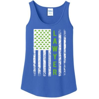 Lawyer St Patricks Day Flag Gift Lawyer Funny Gift Attorney Outfit Meaningful Gi Ladies Essential Tank