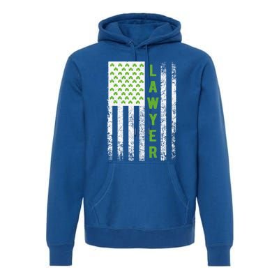 Lawyer St Patricks Day Flag Gift Lawyer Funny Gift Attorney Outfit Meaningful Gi Premium Hoodie