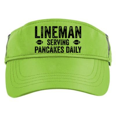 Lineman Serving Pancakes Daily Football Offensive Lineman Adult Drive Performance Visor