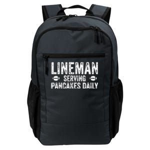 Lineman Serving Pancakes Daily Football Offensive Lineman Daily Commute Backpack