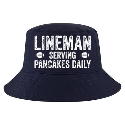 Lineman Serving Pancakes Daily Football Offensive Lineman Cool Comfort Performance Bucket Hat