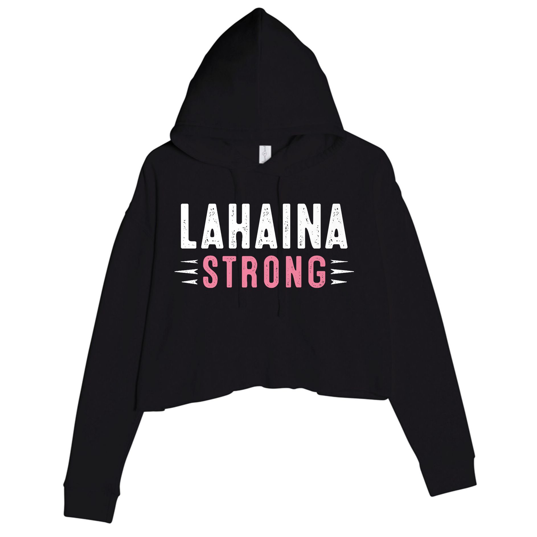 Lahaina Strong Premium Crop Fleece Hoodie