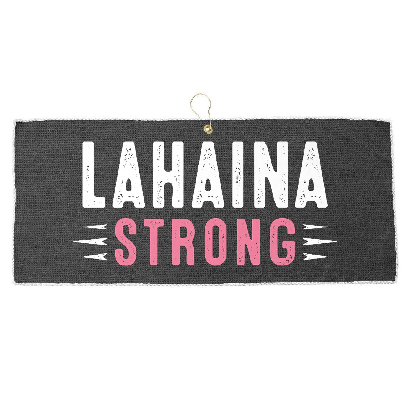 Lahaina Strong Premium Large Microfiber Waffle Golf Towel