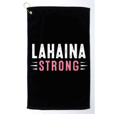 Lahaina Strong Premium Platinum Collection Golf Towel