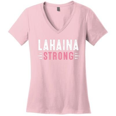 Lahaina Strong Premium Women's V-Neck T-Shirt